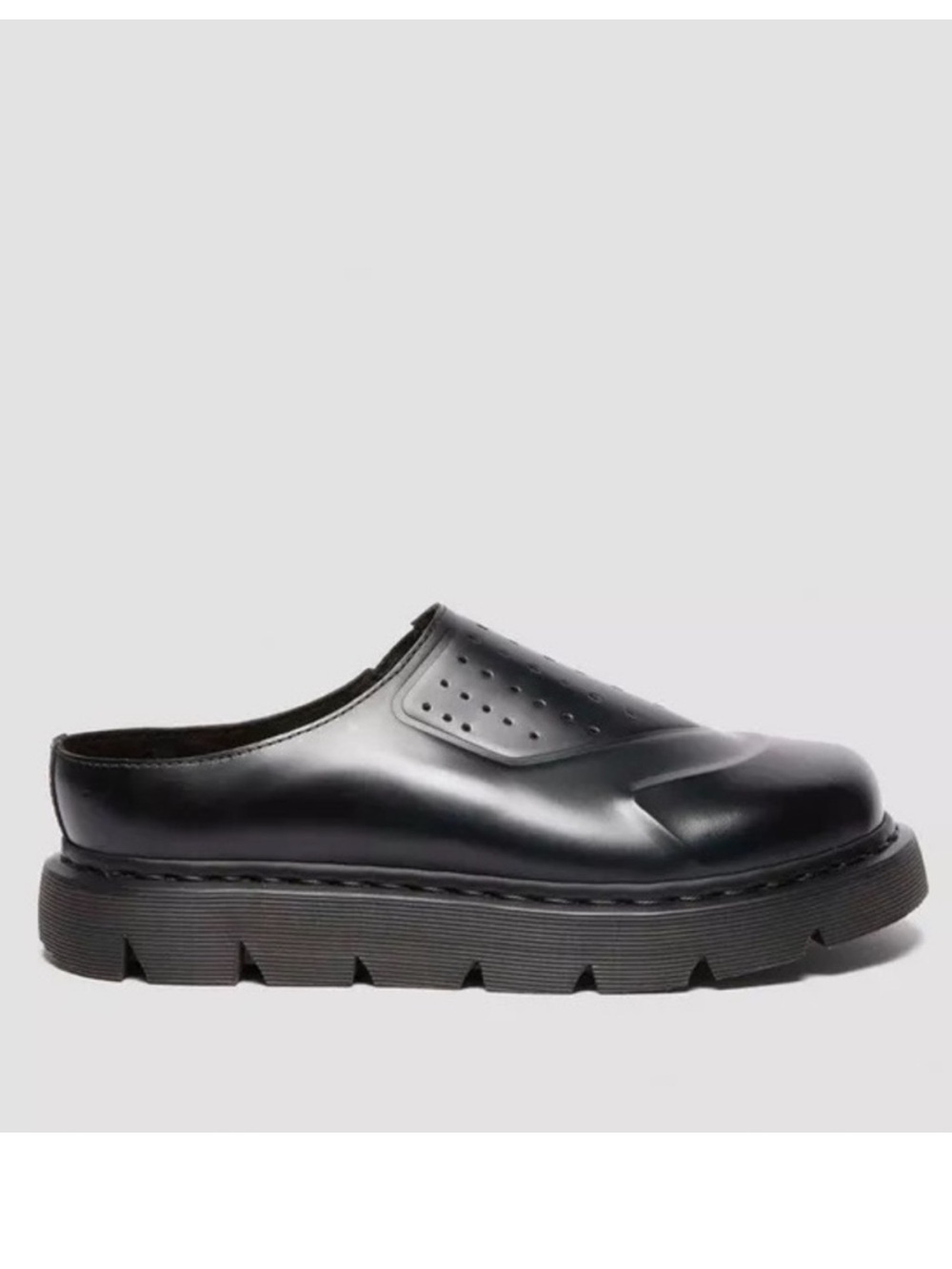 Dr Martens Vent XX02 Black Leather Mules combat shoes Womenโs Sz 7